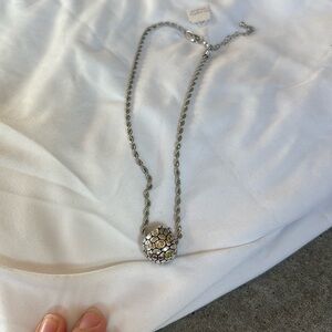 Lia Sophia short silver necklace